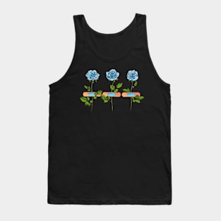 The royal blue roses Tank Top